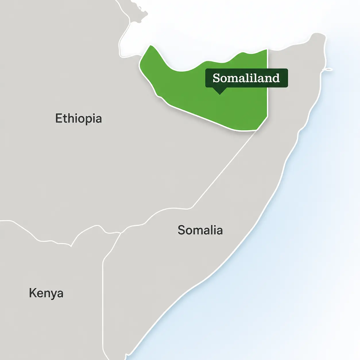 Map of Somaliland, host geography for the Somaliland 2026 flagship convening